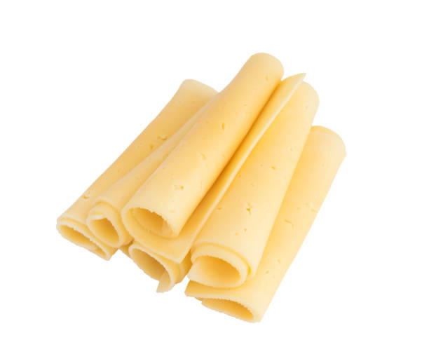 istock Sliced Gouda Cheese Isolated on White Background 1082289802