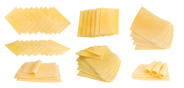 istock Sliced Gouda Cheese Isolated on White Background 1082289846