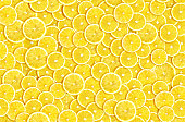 abstract lemon slices