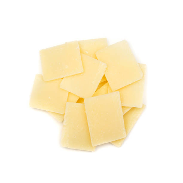 istock Sliced Gouda Cheese Isolated on White Background 1082296982