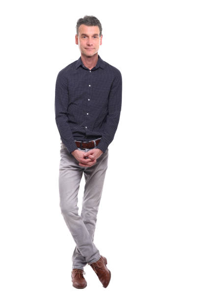 istock Caucasian man in front of a white background 1082306758