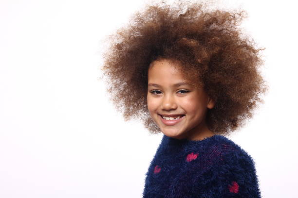 istock Beautiful little afro child 1082307114