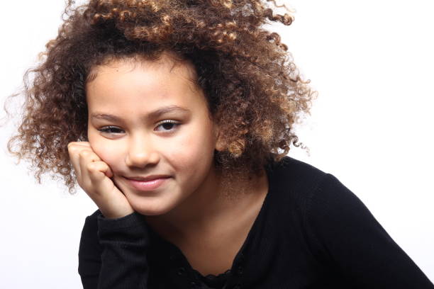istock Beautiful little afro child 1082307442