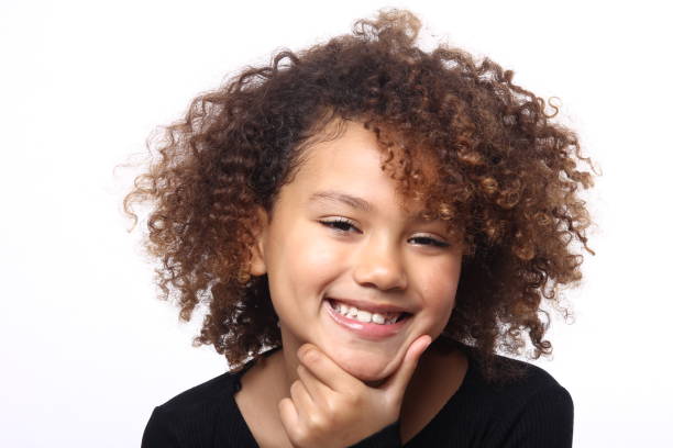 istock Beautiful little afro child 1082307478