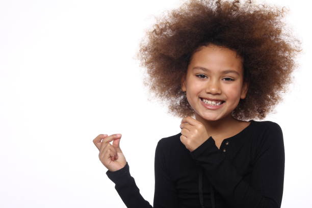 istock Beautiful little afro child 1082307538