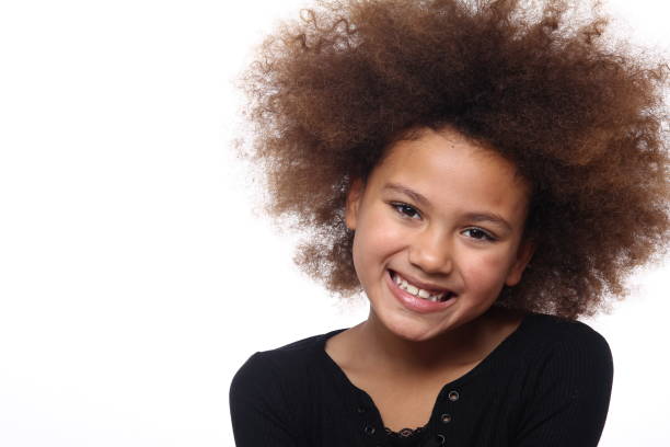 istock Beautiful little afro child 1082307608