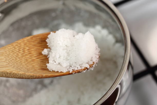 istock Dry Caramelization. Melting Sugar in Pan. Making Golden Syrup Series. 1082313442