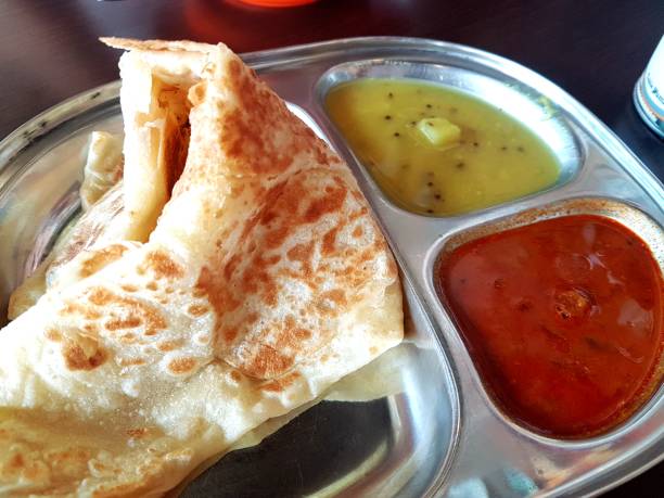 istock Parata wheels, popular Indian food 1082316656