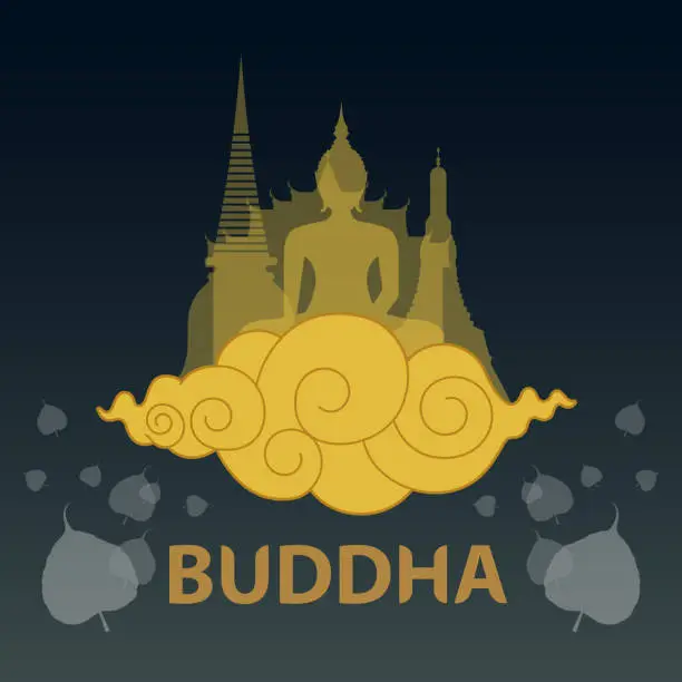 Vector illustration of buddha