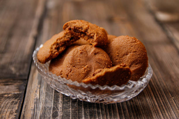 istock Cookies filled with chocolate cream 1082336334