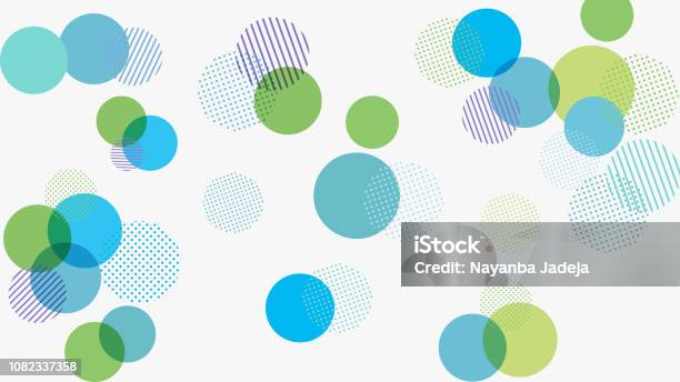 Abstract Geometry Pattern Background For Design Stock Illustration - Download Image Now - Circle, Pattern, Backgrounds