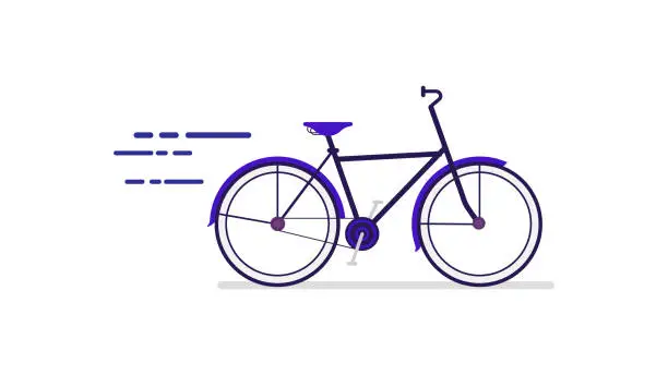 Vector illustration of Professional bicycle concept design