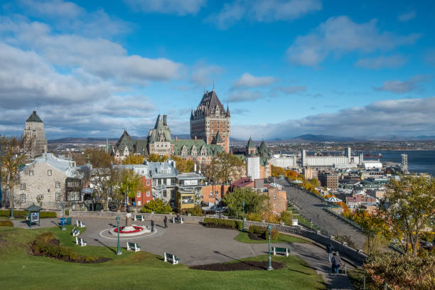 istock Fairmont Le Chateau Frontenac in Quebec City 1082347442