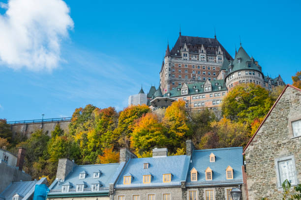 istock Fairmont Le Chateau Frontenac in Quebec City 1082347444