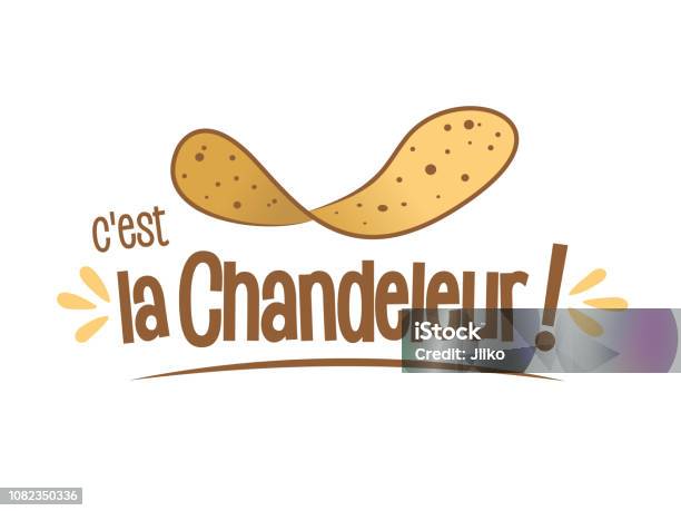 Its Candlestick Stock Illustration - Download Image Now - Crêpe - Pancake, Candlemas, French Culture
