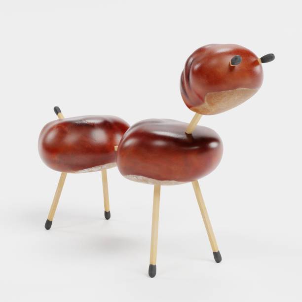 istock Realistic 3D Render of Chestnut Animal 1082352758