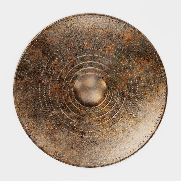 Realistic 3d Render of Viking Shield