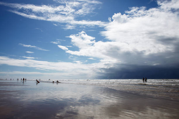 Beach of Atalaia, one of the busiest beaches of Aracaju.