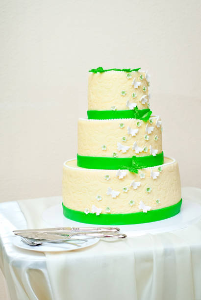istock Sweet cake on a festive buffet. Cake on the table in the restaurant. 1082359122