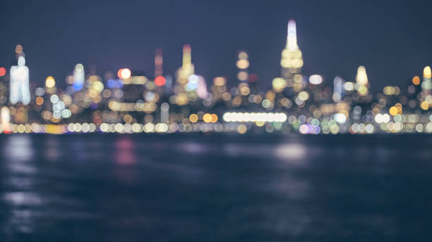 istock Blurred New York City skyline, USA. 1082371478