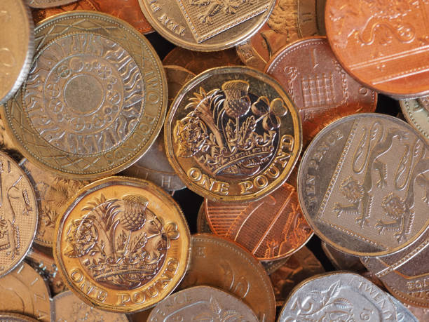 istock Pound coins, United Kingdom background 1082378158