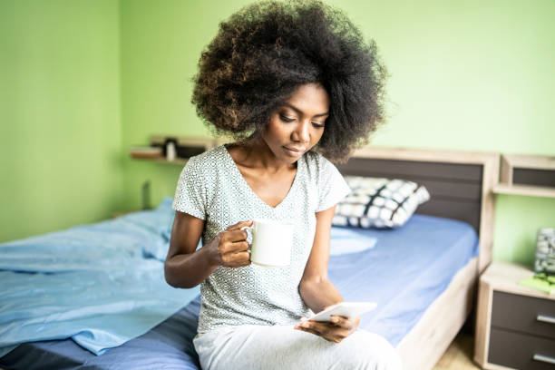 istock Young afro woman portrait 1082381104