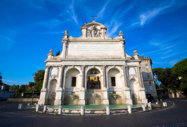 istock Rome - Fontana dell'acqua Paola (fountain of water Paola) 1082381888