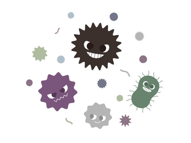 ilustrações de stock, clip art, desenhos animados e ícones de virus3 - virus