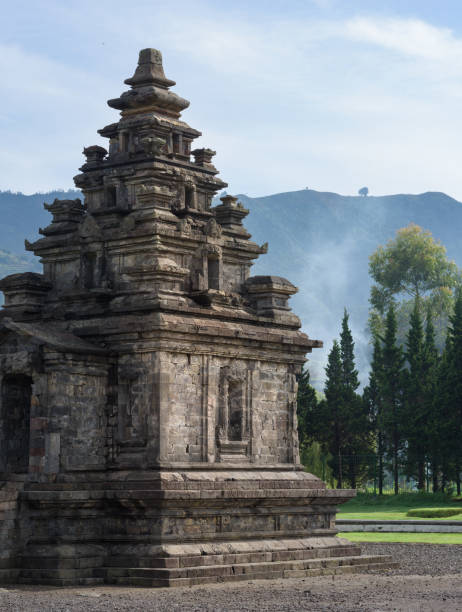 istock Candi Arjuna hindu temple, in Arjuna complex, Dieng Plateau, Central Java, Indonesia. 1082393438