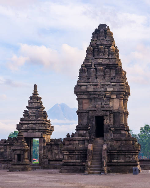 istock Volcanic stone candi buildings in Prambanan temple, Yogyakarta, Java, Indonesia. 1082393530