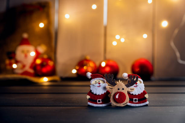 istock Christmas decoration on a wooden background 1082398722
