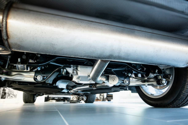istock Exhaust - view under the car 1082399928
