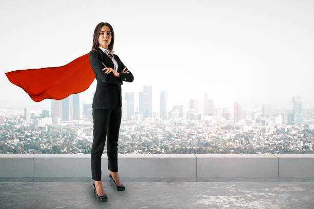 istock Superhero and leader concept 1082405840