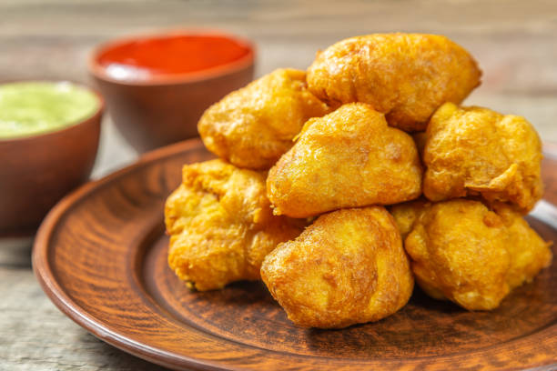 istock Pacora. Popular Indian vegetarian fast food. 1082421432