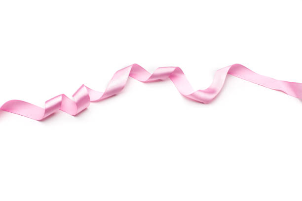 istock pink satin ribbon isolated on white background 1082421564