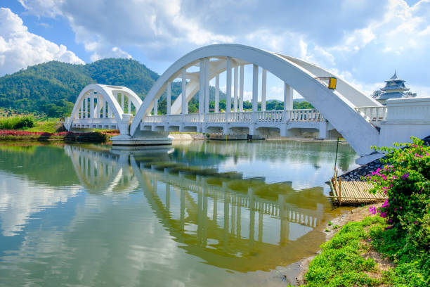 istock White Railway Bridge in Lamphun 1082421706