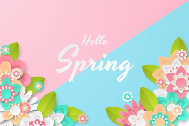 istock Spring background with beautiful colorful flower. Can be used for template, banners, wallpaper, flyers, invitation, posters, brochure, voucher discount. Vector illustration 1082427184