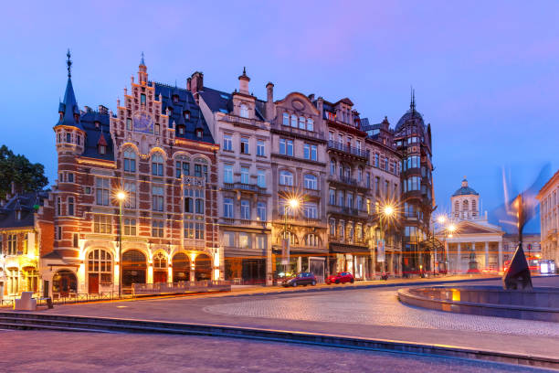 istock Brussels at night, Brussels, Belgium 1082429156