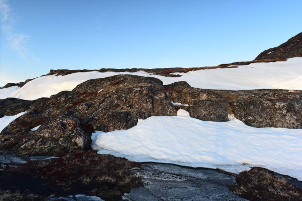istock Mountain on Arctic Ocean in Greenland 1082433880