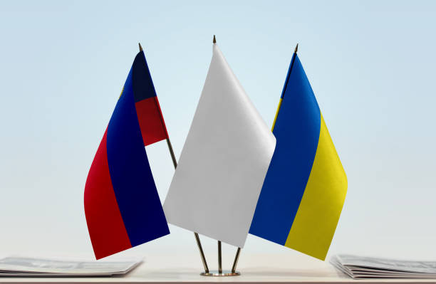 istock Flags of Liechtenstein and Ukraine 1082445044