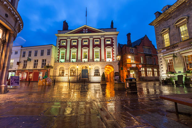 istock Town square in downtown York North Yorkshire England UK 1082457914