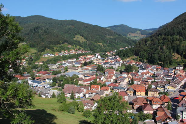 istock View to Todtnau vilage from the Roller Coaster 1082464172