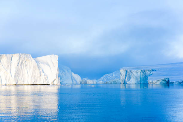 istock Icebergs on the Arctic Ocean in Greenland 1082464610