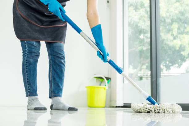 istock Low Section Of Woman Moping Floor At Home 1082465578