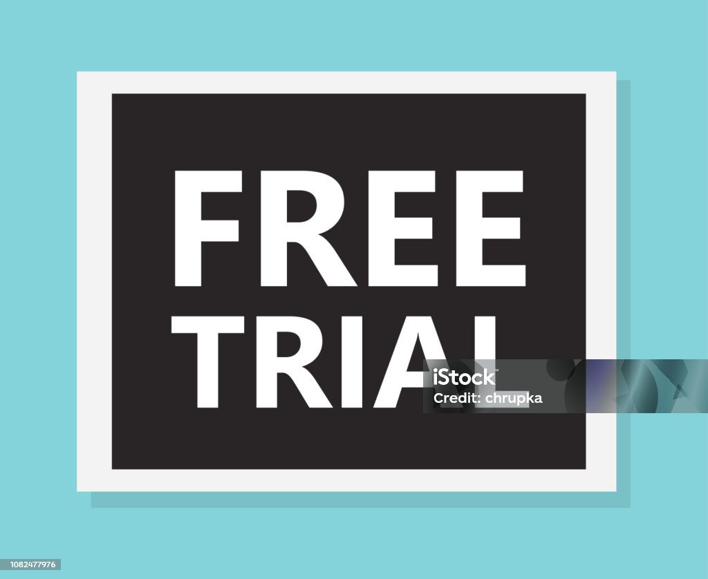Free Trail Example Free Trial Concept Stock Illustration - Download Image Now - Free of ...