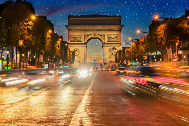 istock Arc de triomphe, Paris, France 1082482670