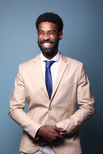 istock Beautiful black man in front of a colored background 1082486670