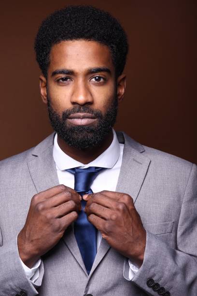 istock Beautiful black man in front of a colored background 1082487776