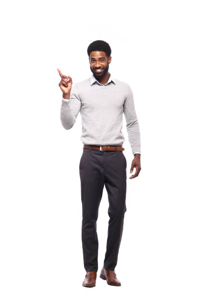 istock Beautiful black man in front of a colored background 1082488576