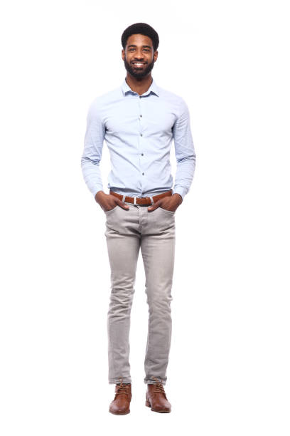 istock Beautiful black man in front of a colored background 1082488662